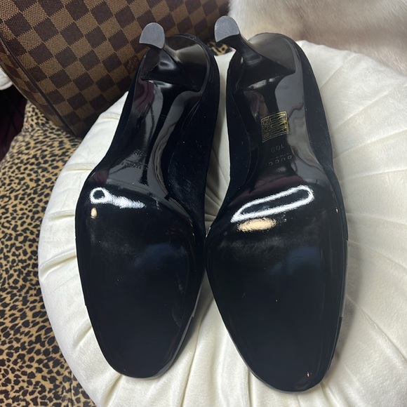 GUCCI VELVET HEELS - Picture 5 of 7